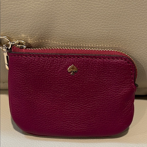 Kate Spade Magenta Mini Leather Wristlet - Picture 5 of 11